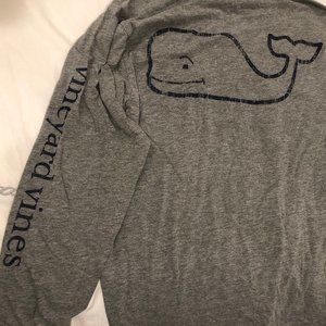 Vineyard Vines Soft Gray Long Sleeve